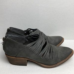 Coconuts by Matisse Women's  Powell Dark Grey Cowboy Bootie’s